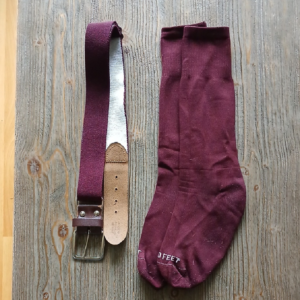 Baseball Belt & Socks